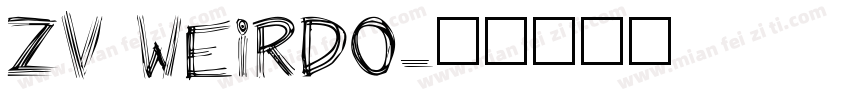ZV weirdo字体转换